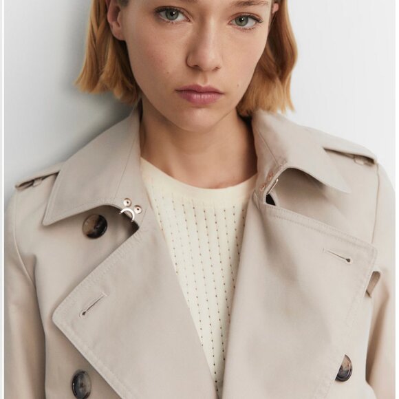 Classic Cotton Trench Coat (Excellent condition) - Picture 6 of 16